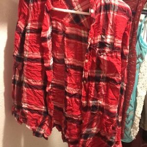 Plaid dress shirt